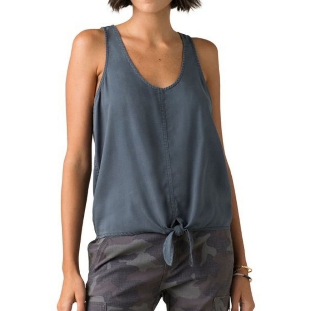 Prana Mckenzie Tank in Chalkboard Blue Size Small